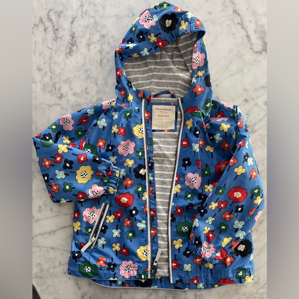 Floral Hanna Andersson Girls’ Raincoat Size 12